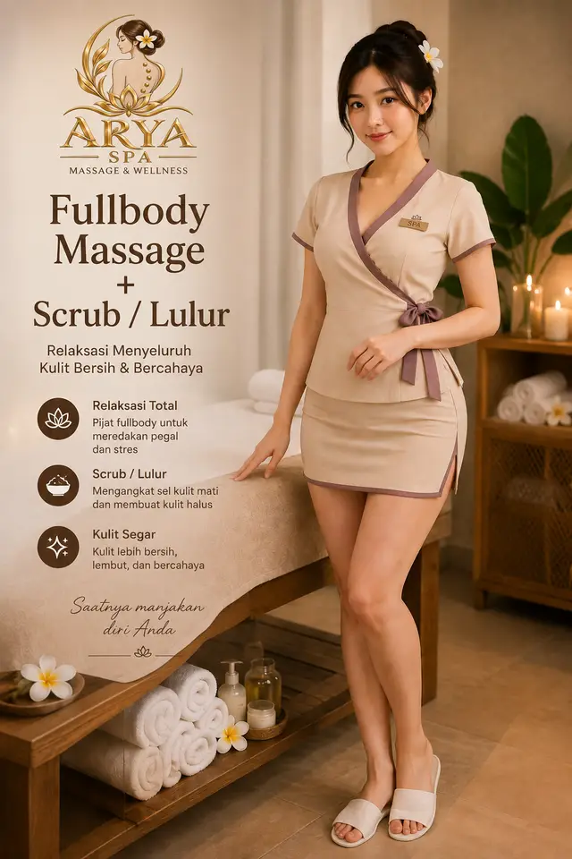 Fullbody Massage + Scrub / Lulur - ARYA Massage Surabaya